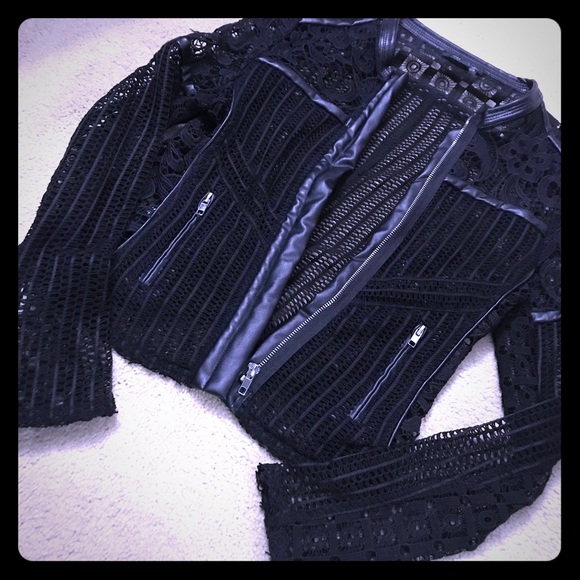 Jackets & Blazers - Boutique purchased crochet jacket